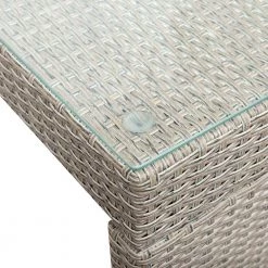 5-Piece Brown Glass Top Table Set Seats 4 by ATHMILE -ATHMILE Sales Store brown athmile dining room sets dqsh000238aad 4f 1000