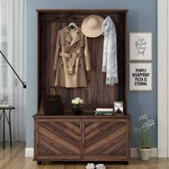 Brown with Storage Bench Hall Trees by ATHMILE 13 Brown with Storage Bench Hall Trees by ATHMILE -ATHMILE Sales Store brown athmile hall trees ddwf287806aad 31 1000