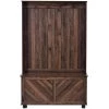 Brown with Storage Bench Hall Trees by ATHMILE