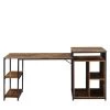 70.8 in. Retangular Brown MDF Writing Desk by ATHMILE