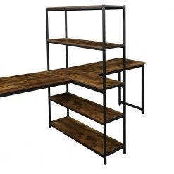 90.5 in. Retangular Brown MDF Writing Desk by ATHMILE -ATHMILE Sales Store brown athmile kids desks ddyl000002aat 1f 1000