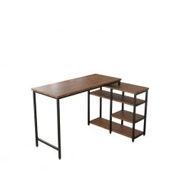 47.25 in. Retangular Brown Computer Desk by ATHMILE