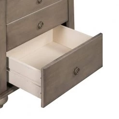 2-Drawers Brown Nightstand 23.62 in. L x 15.75 in. W x 25 in. H by ATHMILE -ATHMILE Sales Store brown athmile nightstands gz b2w20221612 fa 1000