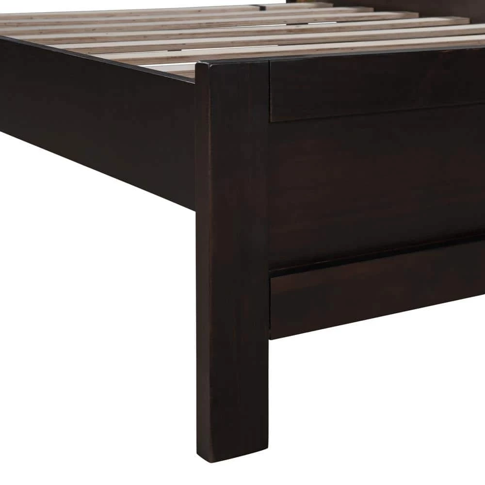 Brown Queen Platform Bed by ATHMILE 6 Brown Queen Platform Bed by ATHMILE - Image 6