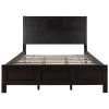 Brown Queen Platform Bed by ATHMILE