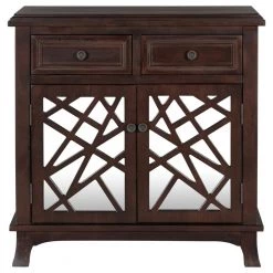 ATHMILE Sales Store 23 Brown Sideboard with Doors, Drawers and Adjustable Shelf by ATHMILE