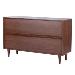 Brown Sideboard with 2 Cabinets and 3-Drawer by ATHMILE -ATHMILE Sales Store brown athmile sideboards buffet tables gz b2w20221456 fa 1000