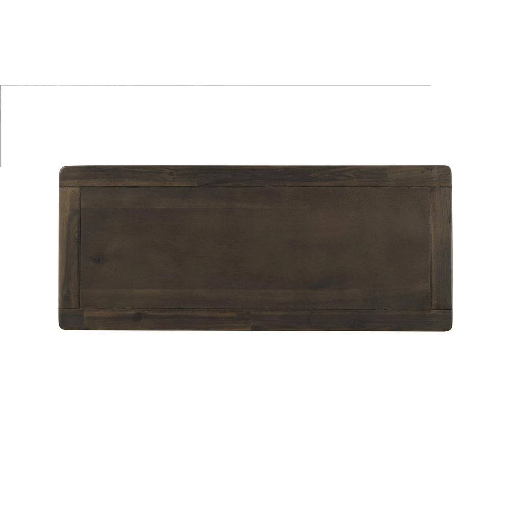 Brown Gray Rustic Storage Cabinet with Two Drawers and Four Classic Rattan Basket by ATHMILE 3 Brown Gray Rustic Storage Cabinet with Two Drawers and Four Classic Rattan Basket by ATHMILE - Image 3