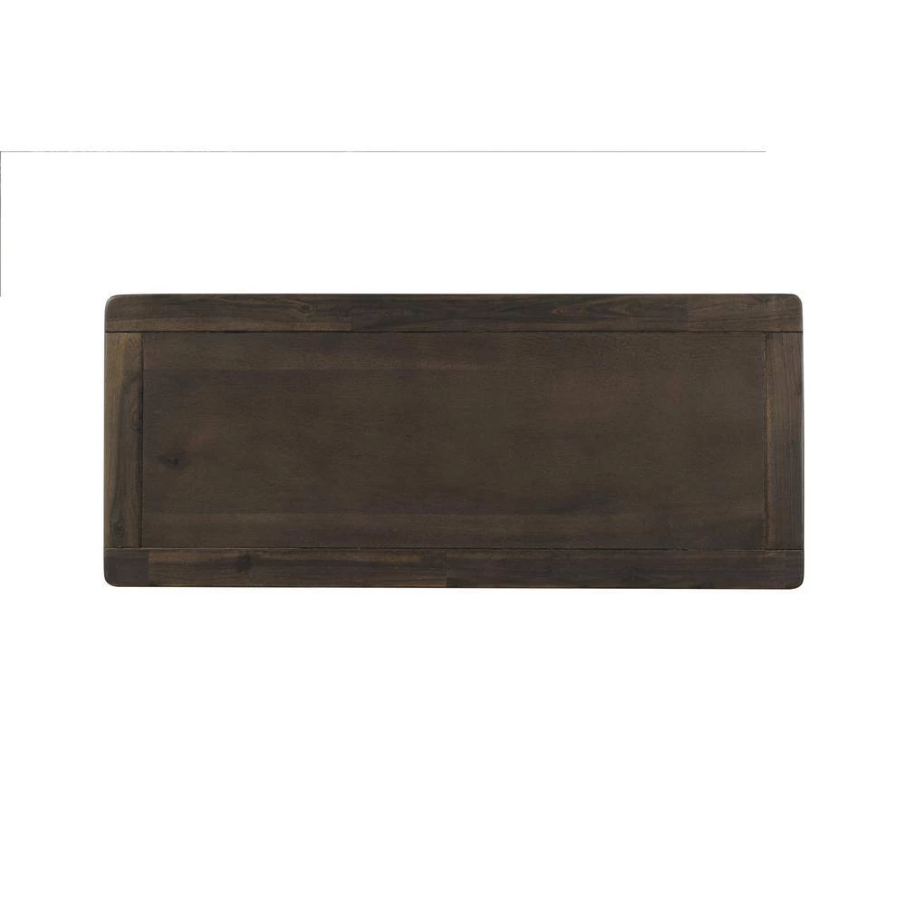 28 in. Brown Gray Standard Rectangle Wood Console Table by ATHMILE 5 28 in. Brown Gray Standard Rectangle Wood Console Table by ATHMILE - Image 5