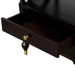 Black Cherry 2-Drawer Nightstand (23.6 in. W x 17 in. D x 27.5 in. H) by ATHMILE -ATHMILE Sales Store cherry athmile nightstands gz b2w20220742 1f 1000