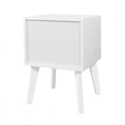 2-Drawer Cream White Nightstand 22.5 in. H x 11.65 in. W x 14.96 in. D by ATHMILE 9 2-Drawer Cream White Nightstand 22.5 in. H x 11.65 in. W x 14.96 in. D by ATHMILE -ATHMILE Sales Store cream white athmile nightstands ddw128546538 c3 1000
