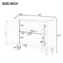 35 in. Dark Blue Standard Rectangle Wood Console Table by ATHMILE -ATHMILE Sales Store dark blue athmile console tables ddwf290986aav fa 1000