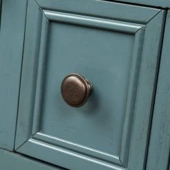 46 in. Dark Blue Standard Rectangle Wood Console Table by ATHMILE -ATHMILE Sales Store dark blue athmile console tables gz b2w20220798 1f 1000