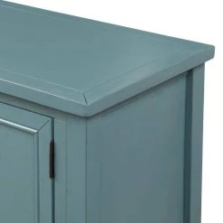 46 in. Dark Blue Standard Rectangle Wood Console Table by ATHMILE -ATHMILE Sales Store dark blue athmile console tables gz b2w20220798 44 1000