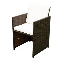 9-Piece Dark Brown Glass Top Table Set Seats 8 by ATHMILE 11 9-Piece Dark Brown Glass Top Table Set Seats 8 by ATHMILE -ATHMILE Sales Store dark brown athmile dining room sets dqw329s00035 1f 1000