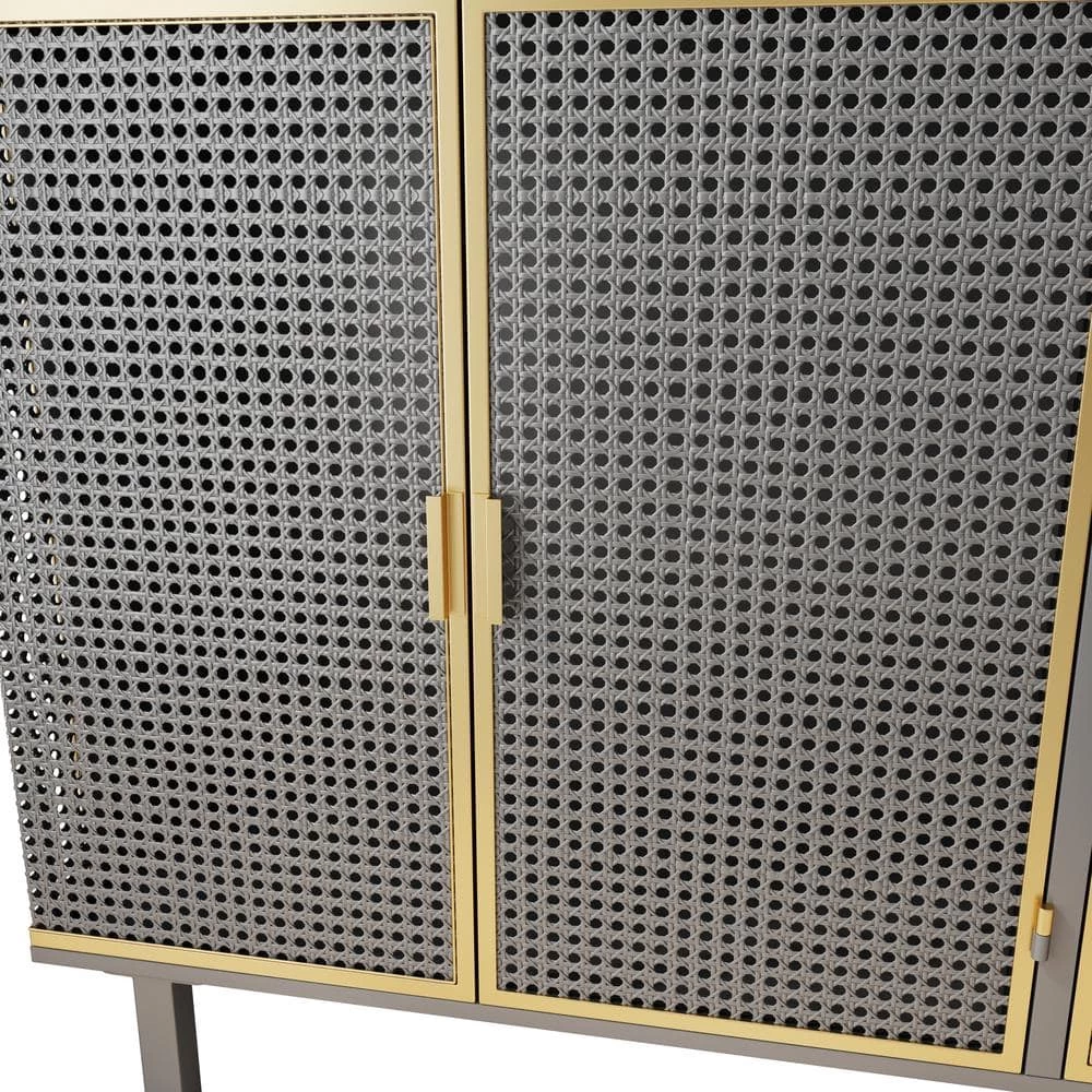 Dark Gray China Cabinet by ATHMILE 4 Dark Gray China Cabinet by ATHMILE - Image 4