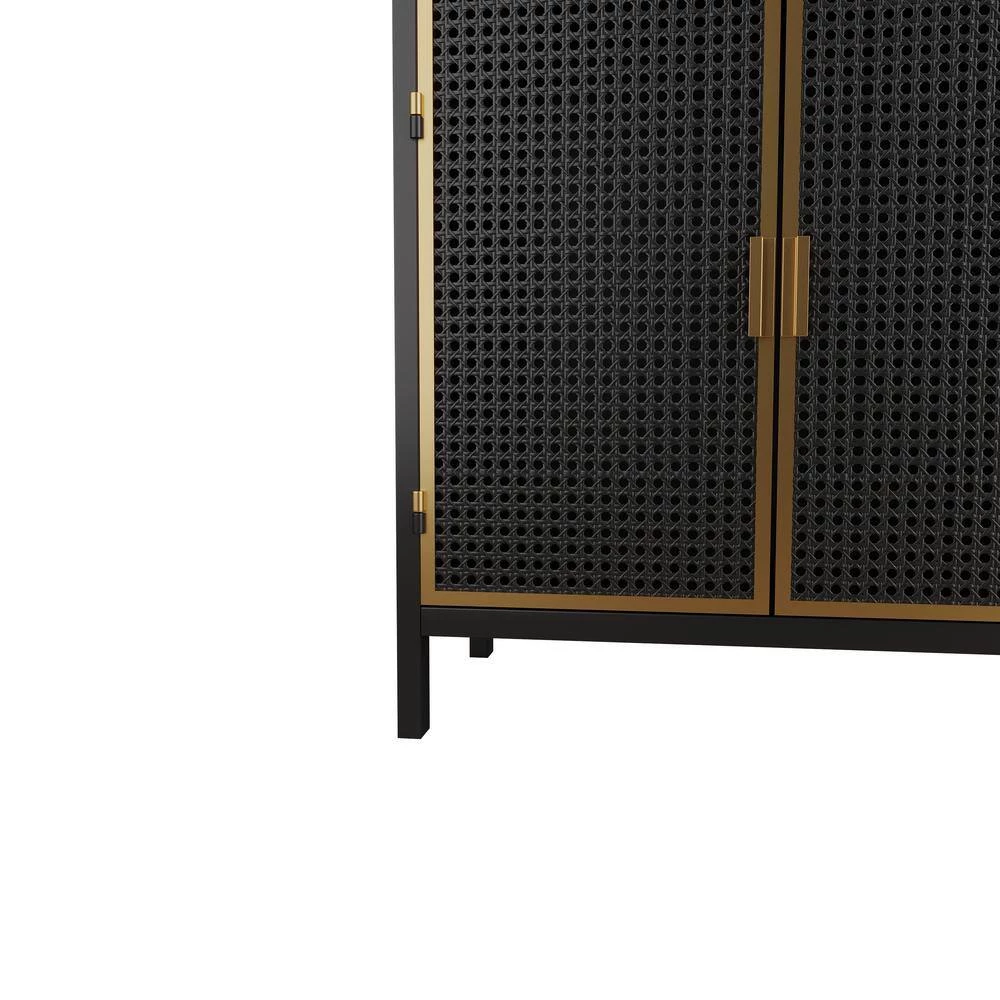 Dark Gray China Cabinet by ATHMILE 4 Dark Gray China Cabinet by ATHMILE - Image 4