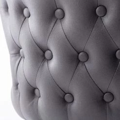 41.3 in. Dark Gray High Back Metal Frame Swivel Bar Stool with Leathaire Fabric Set(Set of 2) by ATHMILE 14 41.3 in. Dark Gray High Back Metal Frame Swivel Bar Stool with Leathaire Fabric Set(Set of 2) by ATHMILE -ATHMILE Sales Store dark gray athmile bar stools gz b2w20222117 44 1000