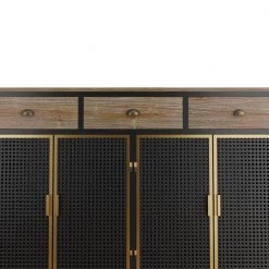 Dark Gray Sideboard with 3 Top Drawers by ATHMILE 13 Dark Gray Sideboard with 3 Top Drawers by ATHMILE -ATHMILE Sales Store dark gray athmile sideboards buffet tables gz b2w20221543 44 1000