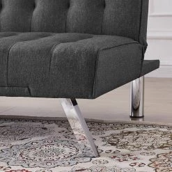 70.08 in. W Dark Gray Fabric Twin Size Futon Sofa Bed by ATHMILE 12 70.08 in. W Dark Gray Fabric Twin Size Futon Sofa Bed by ATHMILE -ATHMILE Sales Store dark gray athmile sofa beds gz b2w5880013 1f 1000