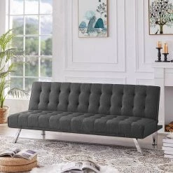 70.08 in. W Dark Gray Fabric Twin Size Futon Sofa Bed by ATHMILE 15 70.08 in. W Dark Gray Fabric Twin Size Futon Sofa Bed by ATHMILE -ATHMILE Sales Store dark gray athmile sofa beds gz b2w5880013 31 1000