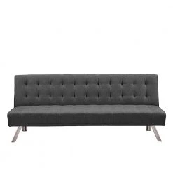 70.08 in. W Dark Gray Fabric Twin Size Futon Sofa Bed by ATHMILE