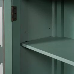 Dark Green Accent Storage Cabinet Wooden Cabinet with Adjustable Shelf and Glass Doors by ATHMILE 13 Dark Green Accent Storage Cabinet Wooden Cabinet with Adjustable Shelf and Glass Doors by ATHMILE -ATHMILE Sales Store dark green athmile accent cabinets gz wf284634aad 66 1000