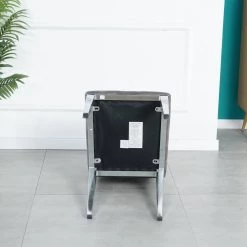 DARK GREY Velvet Dining Chairs (Set of 2) by ATHMILE -ATHMILE Sales Store dark grey athmile dining chairs ddw21037615 44 1000