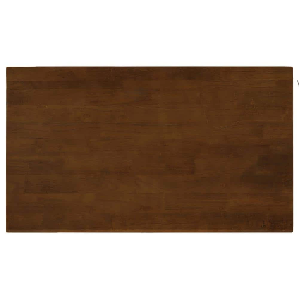 42.2 in. Rectangle Counter Height Walnut Wood Top with Wood Frame (Seats 2) by ATHMILE 6 42.2 in. Rectangle Counter Height Walnut Wood Top with Wood Frame (Seats 2) by ATHMILE - Image 6