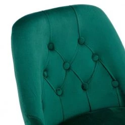 44 in. Emerald Velvet Bar Stool (Set of 1) by ATHMILE -ATHMILE Sales Store emerald athmile bar stools ddw39538735 1f 1000