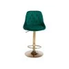 44 in. Emerald Velvet Bar Stool (Set of 1) by ATHMILE