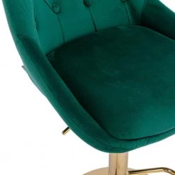 44 in. Emerald Velvet Bar Stool (Set of 1) by ATHMILE -ATHMILE Sales Store emerald athmile bar stools ddw39538735 c3 1000