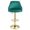 44.88 in. Emerald Velvet Bar Stool (Set of 1) by ATHMILE