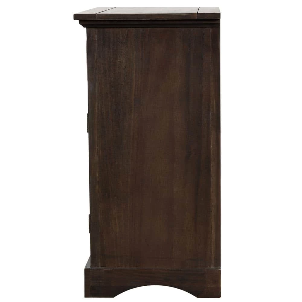 28 in. Espresso Standard Rectangle Wood Console Table by ATHMILE 2 28 in. Espresso Standard Rectangle Wood Console Table by ATHMILE - Image 2