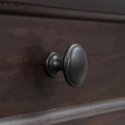 63 in. W Espresso Standard Rectangle Wood Console Table with Storage Drawers and Bottom Shelf by ATHMILE -ATHMILE Sales Store espresso athmile console tables gz b2w20220656 fa 1000