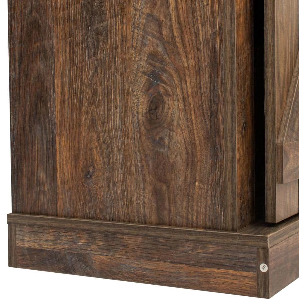 53.9 in. Espresso Standard Rectangle Wood Console Table by ATHMILE 9 53.9 in. Espresso Standard Rectangle Wood Console Table by ATHMILE - Image 9