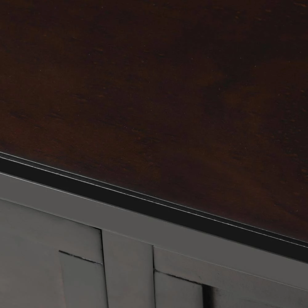 23.7 in. Espresso Narrow Console Table, Slim Sofa Table with T3- Storage Drawers and Bottom Shelf for Living Room by ATHMILE 5 23.7 in. Espresso Narrow Console Table, Slim Sofa Table with T3- Storage Drawers and Bottom Shelf for Living Room by ATHMILE - Image 5