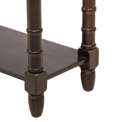 58 in. Espresso Standard Rectangle Wood Console Table by ATHMILE -ATHMILE Sales Store espresso athmile console tables gzx b2w20220582 1f 1000