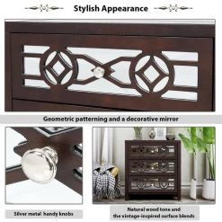 26 in. Espresso Standard Rectangle Wood Console Table by ATHMILE 14 26 in. Espresso Standard Rectangle Wood Console Table by ATHMILE -ATHMILE Sales Store espresso athmile console tables gzx b2w20220597 4f 1000