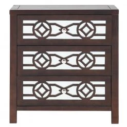 26 in. Espresso Standard Rectangle Wood Console Table by ATHMILE