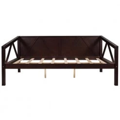 Espresso Full Size Daybed with Wood Slat Support by ATHMILE 10 Espresso Full Size Daybed with Wood Slat Support by ATHMILE -ATHMILE Sales Store espresso athmile daybeds gz b2w20221482 1f 1000