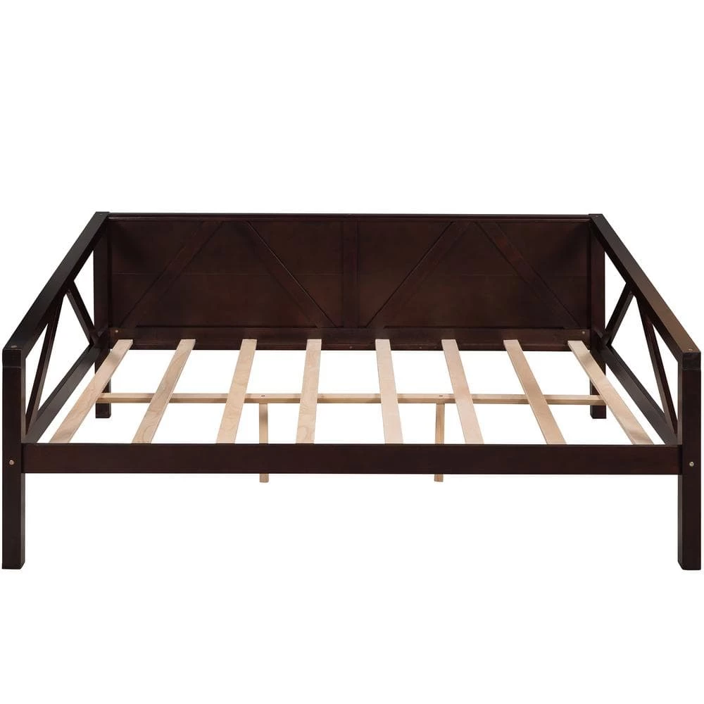 Espresso Full Size Daybed with Wood Slat Support by ATHMILE 1 Espresso Full Size Daybed with Wood Slat Support by ATHMILE