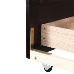 Espresso Wooden Twin Size Daybed with Trundle and 2-Drawers by ATHMILE 15 Espresso Wooden Twin Size Daybed with Trundle and 2-Drawers by ATHMILE -ATHMILE Sales Store espresso athmile daybeds gzx b2w20221291 fa 1000