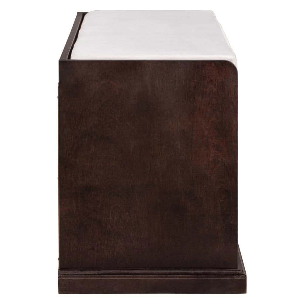 Espresso Storage Bench 43 in. L x 15.7 in. W x 20 in. H by ATHMILE 2 Espresso Storage Bench 43 in. L x 15.7 in. W x 20 in. H by ATHMILE - Image 2