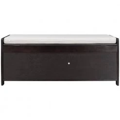 Espresso Shoe Bench with Removable Cushion and Hidden Storage Space 43.5 in. L x 16 in. W x 18 in. H by ATHMILE 20 Espresso Shoe Bench with Removable Cushion and Hidden Storage Space 43.5 in. L x 16 in. W x 18 in. H by ATHMILE -ATHMILE Sales Store espresso athmile dining benches gzx b2w20220687 76 1000