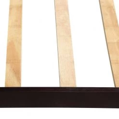 Espresso Twin Wood Platform Bed with Headboard and Footboard by ATHMILE -ATHMILE Sales Store espresso athmile platform beds gz wf191767aap 76 1000