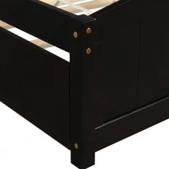 Espresso Twin Platform Bed with Trundle by ATHMILE 17 Espresso Twin Platform Bed with Trundle by ATHMILE -ATHMILE Sales Store espresso athmile platform beds gz wf194304aap fa 1000