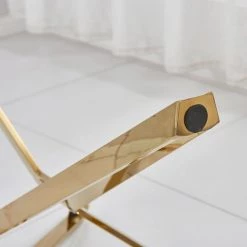 39 in. Gold Glass Top Dining Table by ATHMILE 11 39 in. Gold Glass Top Dining Table by ATHMILE -ATHMILE Sales Store gold athmile kitchen dining tables dddt616g 4f 1000