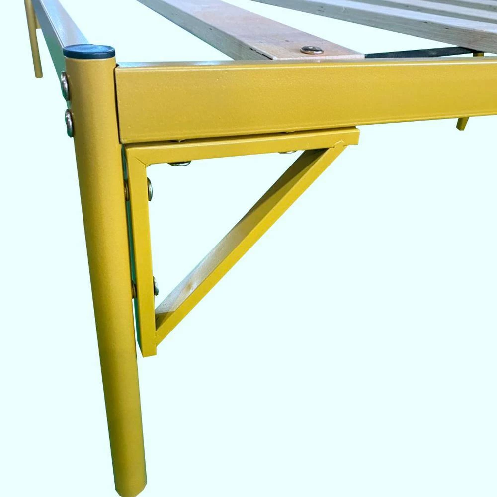 Gold Queen Platform Bed by ATHMILE 6 Gold Queen Platform Bed by ATHMILE - Image 6