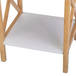 1-Drawer Golden White Nightstand (Set of 2) by ATHMILE -ATHMILE Sales Store golden white athmile nightstands ddw104142808 4f 1000